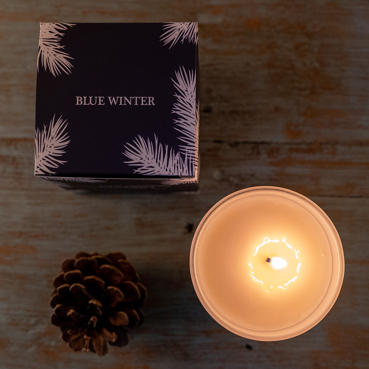 BLUE WINTER CANDLE