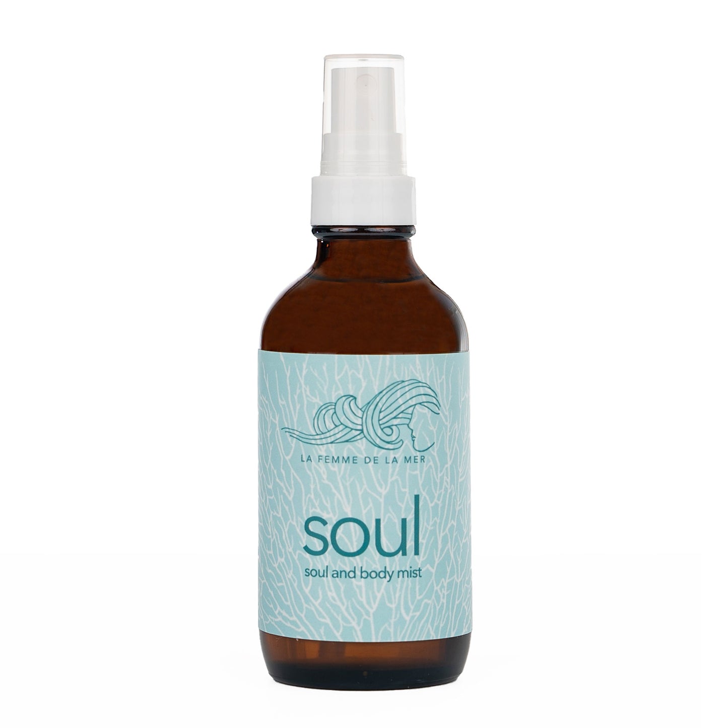 soul scent bottle mist 4 oz front aqua and white label